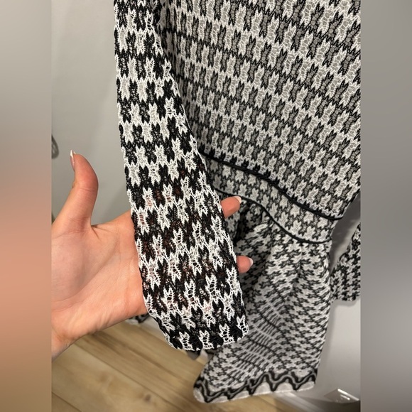 NWOT-Maje Royan Dress Women's Medium Long Sleeve Lace Embroidered Patterned - Picture 5 of 10